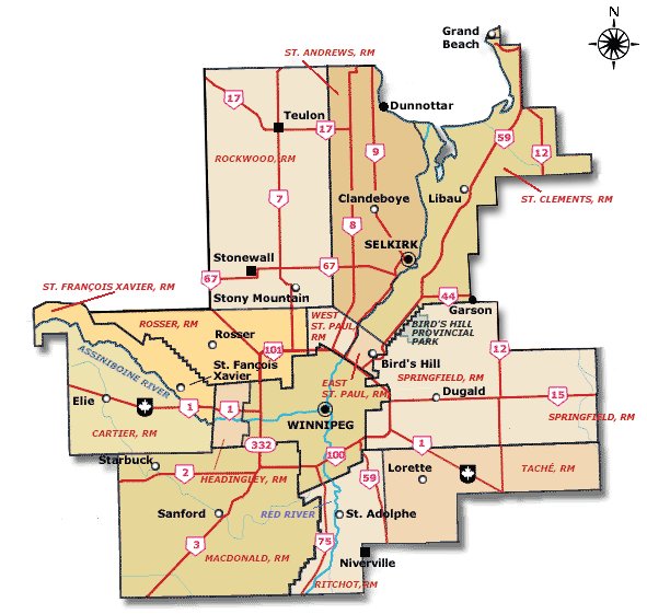 Manitoba's Tourist Regions